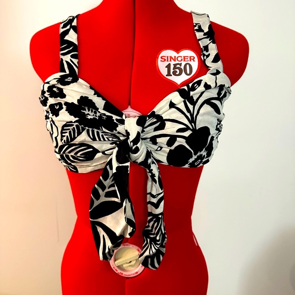 Zara Knotted Printed Crop Top - BNWT - Picture 4 of 7